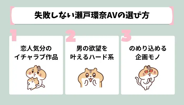 失敗しない瀬戸環奈AVの選び方
