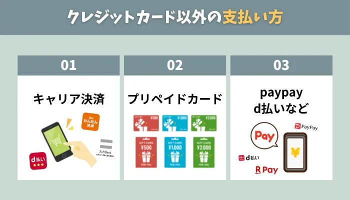 FANZA クレジットカード以外の支払い方法